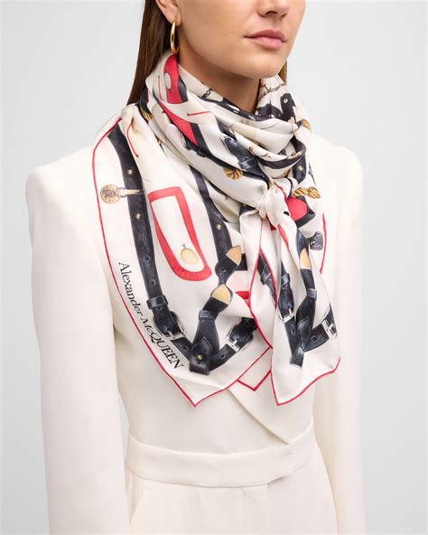 alexander mcqueen square scarf